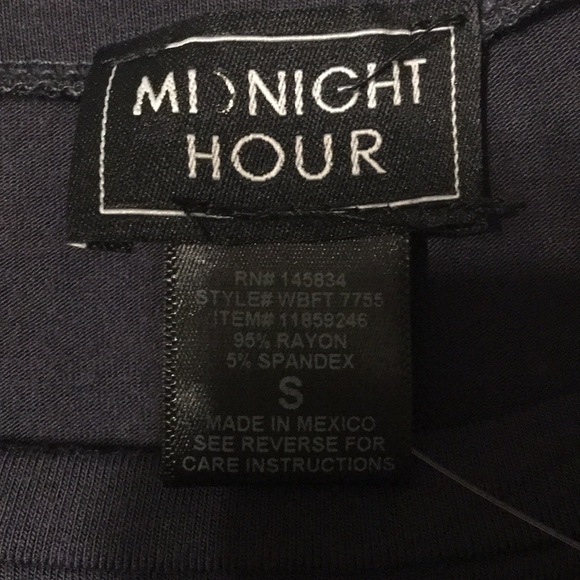 New with tags midnight hour T-shirt in size small - Picture 4 of 6